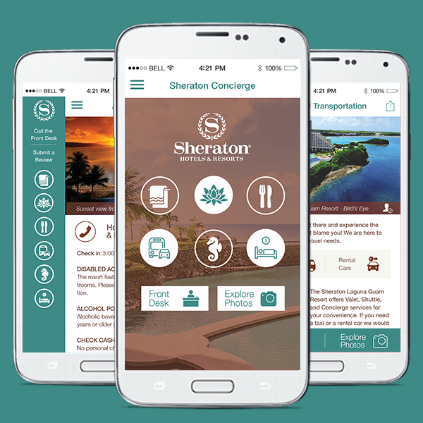 Prototype for Sheraton Concierge - Meant to accompany the on-site concierge team