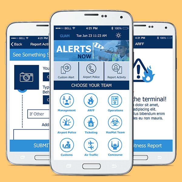 Prototype for Emergency Reporting - Internal to Guam International Airport