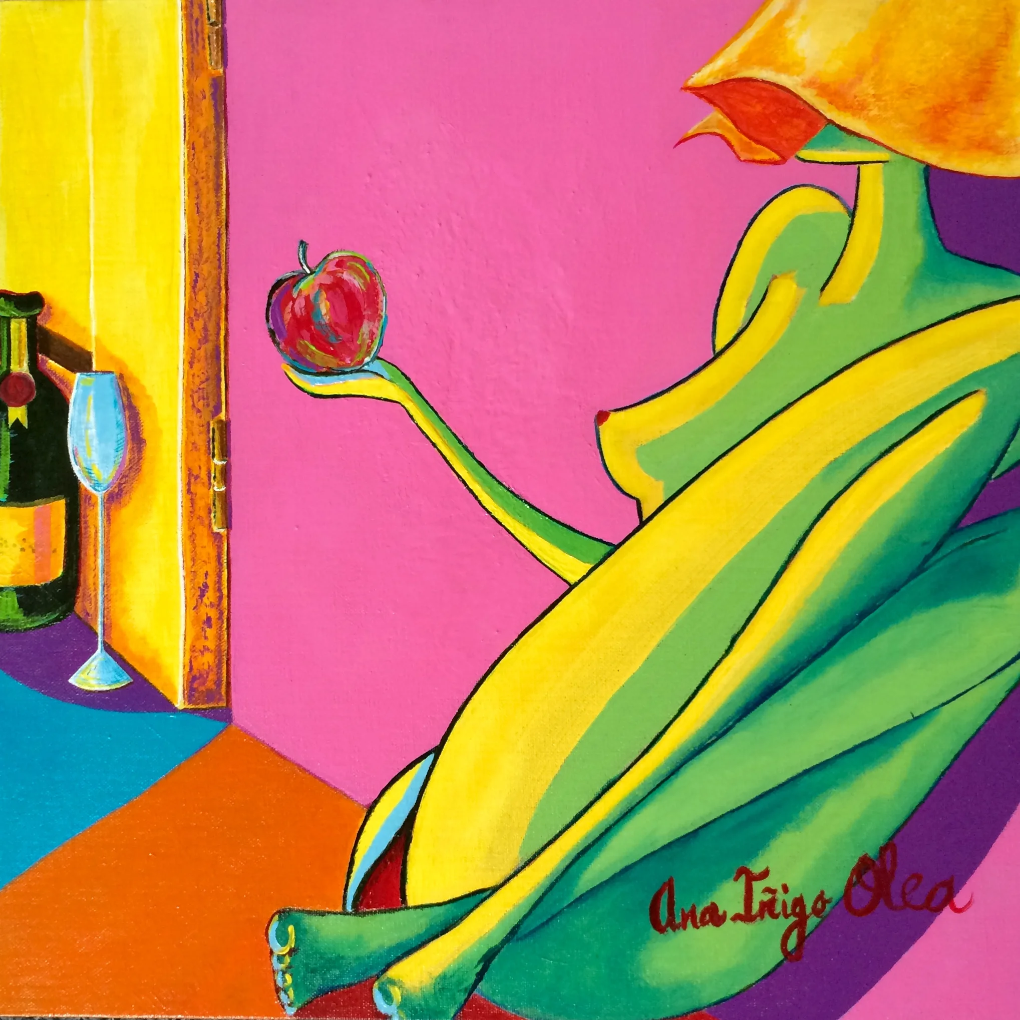 "Sundays at Blythe Rd." 2012-2014. London/Amsterdam 40x40cm. Mixed media.