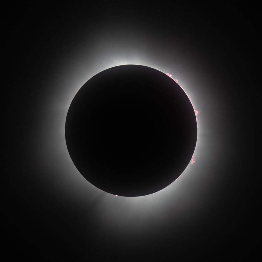 I was lucky enough to live close enough to be able to view the totality solar eclipse event on April 8th. We got a break in the weather and were able to view it through only a few wispy clouds. A pretty special experience.