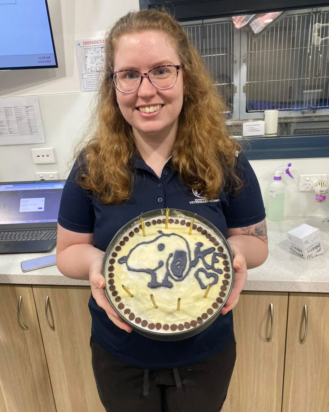 Happy Birthday to our Snoopy loving, vet nurse, Kasey. 🎉🎂🥳🎈🎁🐶