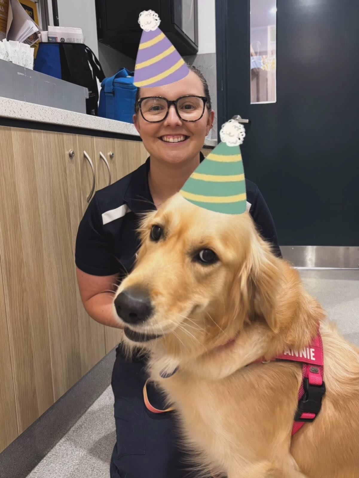 Happy Birthday to Mads and her dog, Annie. 1 day apart. 🥰❤️

#wangarattavetclinic #wangarattavet #wangaratta #vetclinic