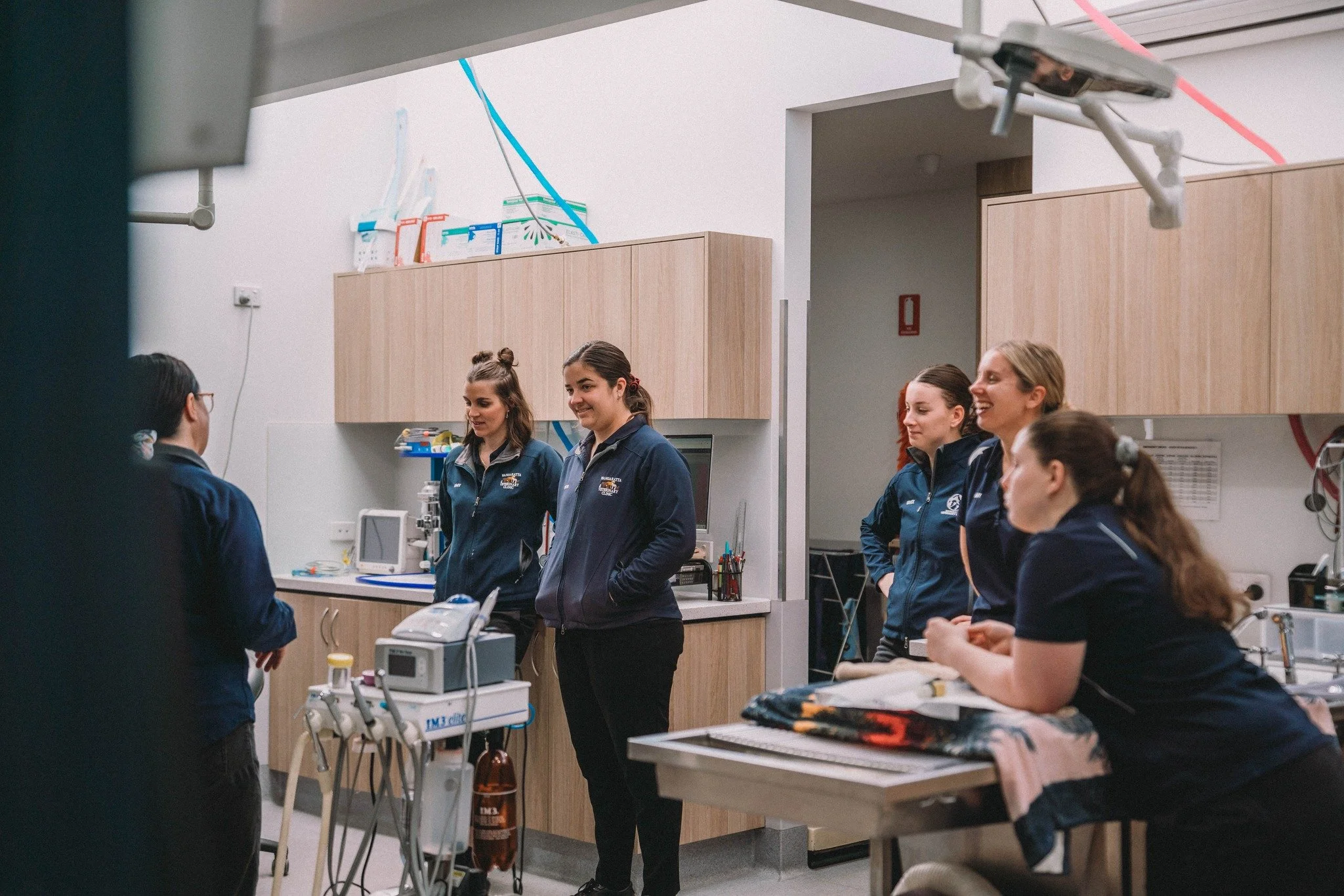 Starting the day together, checking in on each of our patients. 

Morning rounds - we gather as a team to talk through every pet in our care, from those staying with us in hospital to the ones coming in for surgery today. It&rsquo;s a chance to share