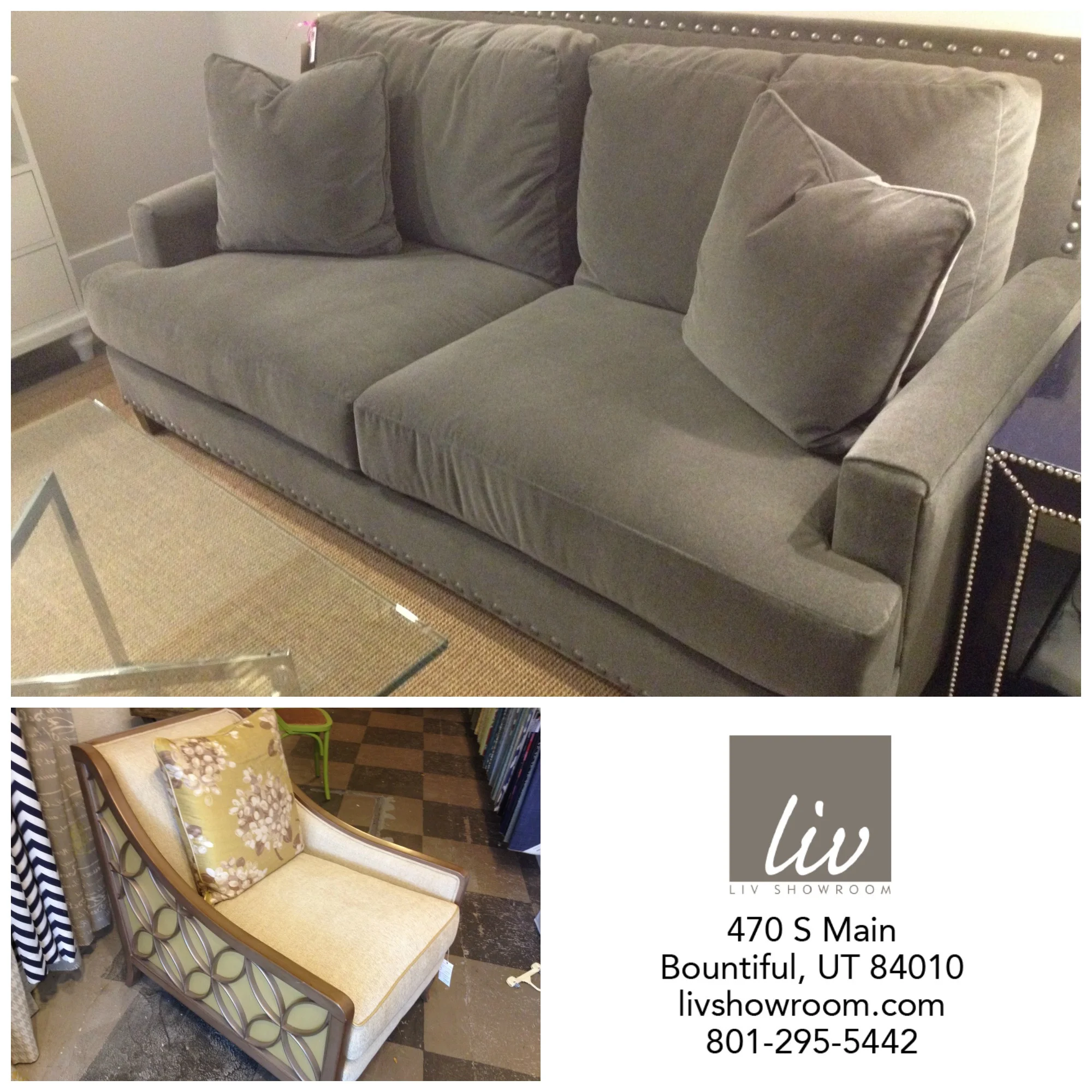 Top: Linkin Sofa // Reg. $2233 // SALE: $1675 Bottom Left: Social Butterfly Chair // Reg. $1860 // SALE: $899