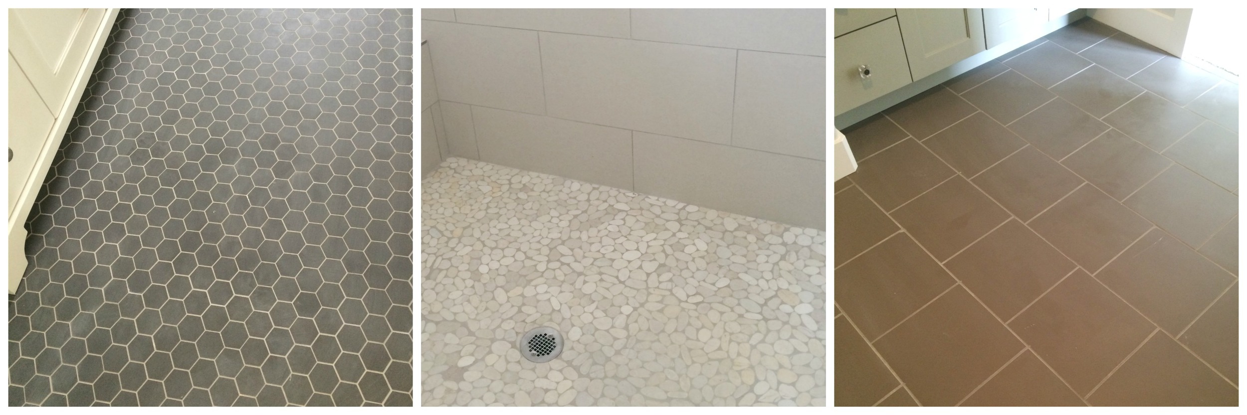 Unique tile in various colors and styles is installed throughout the home, yet each room must work together for a cohesive look.
