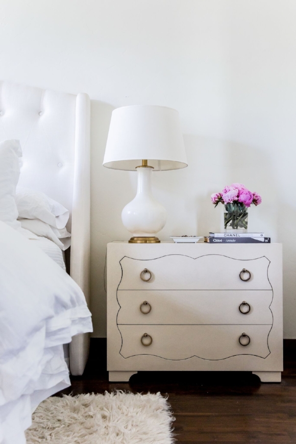 This nightstand has extra storage for organization...and ample style too.