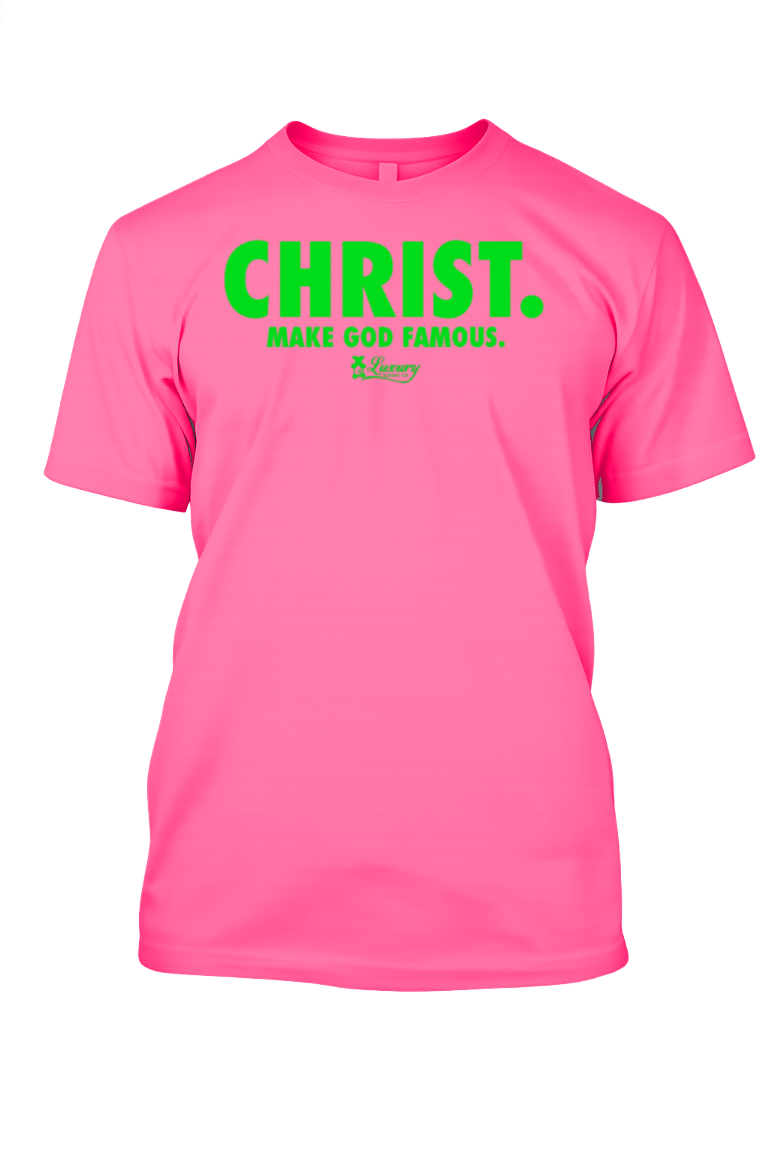 Christ T-Shirt (Pink and Green).png