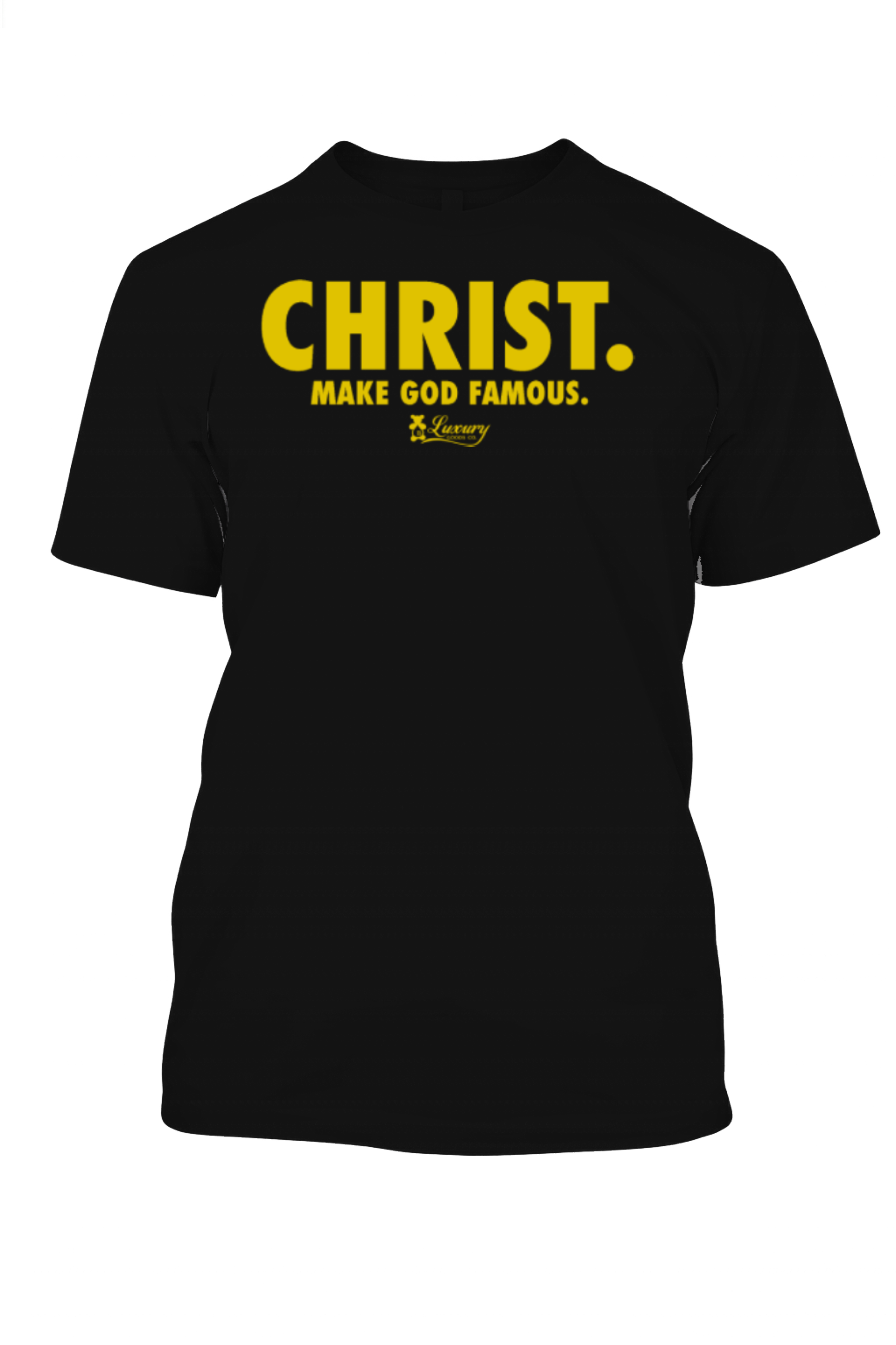 Christ T-Shirt (Black and Gold).png
