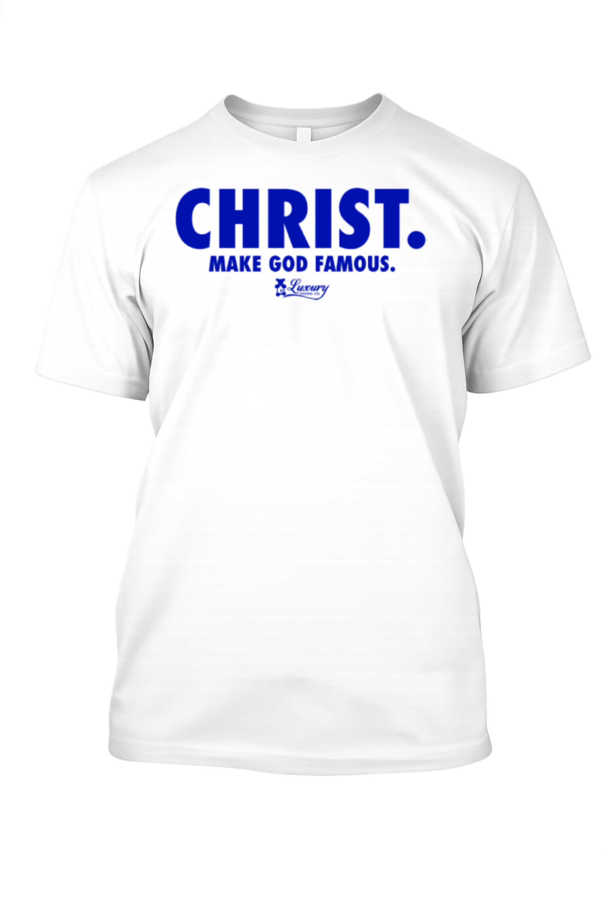 Christ T-Shirt (White and Blue).png