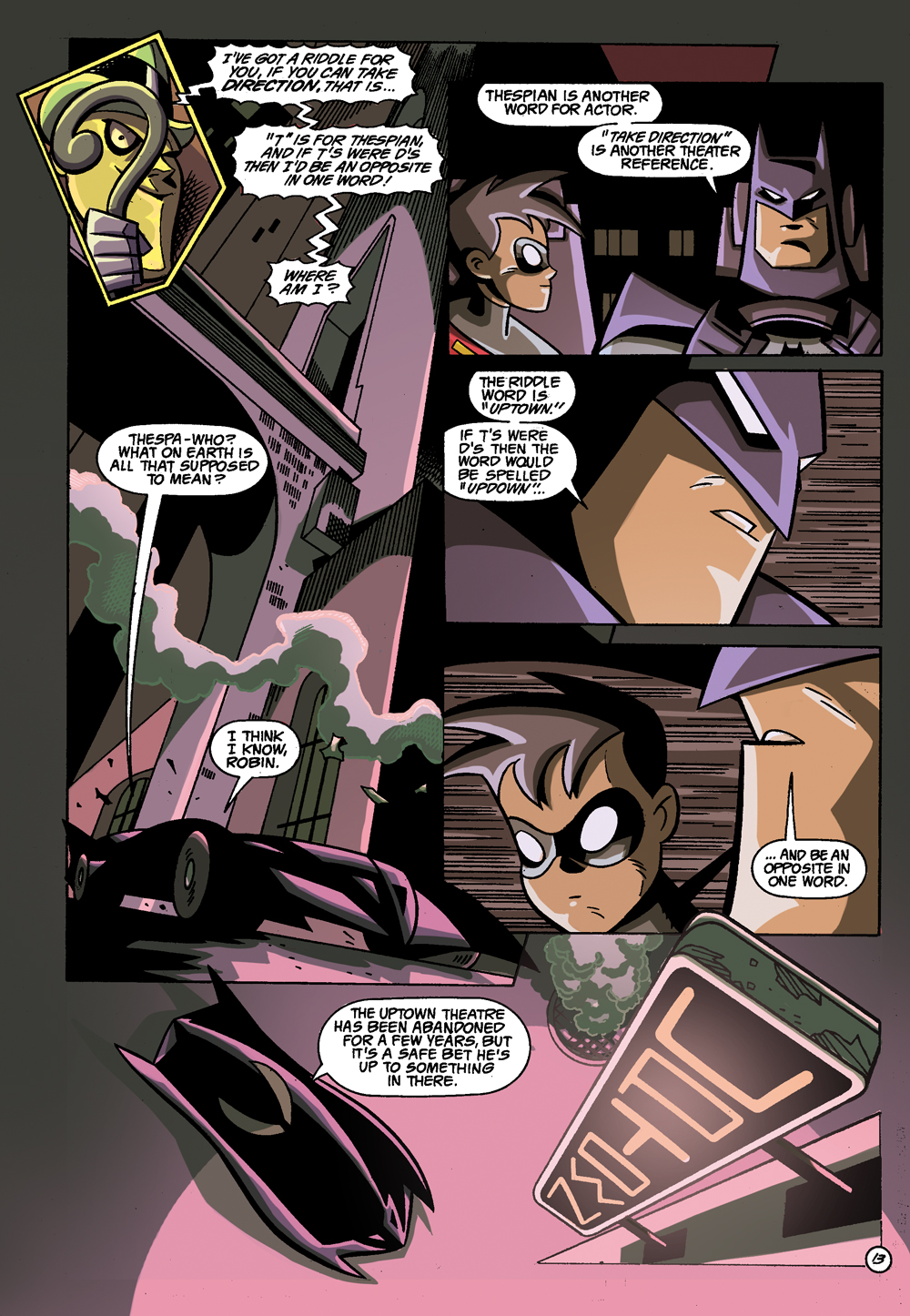 Batman: Gotham Adventures #1 Sample Page 1