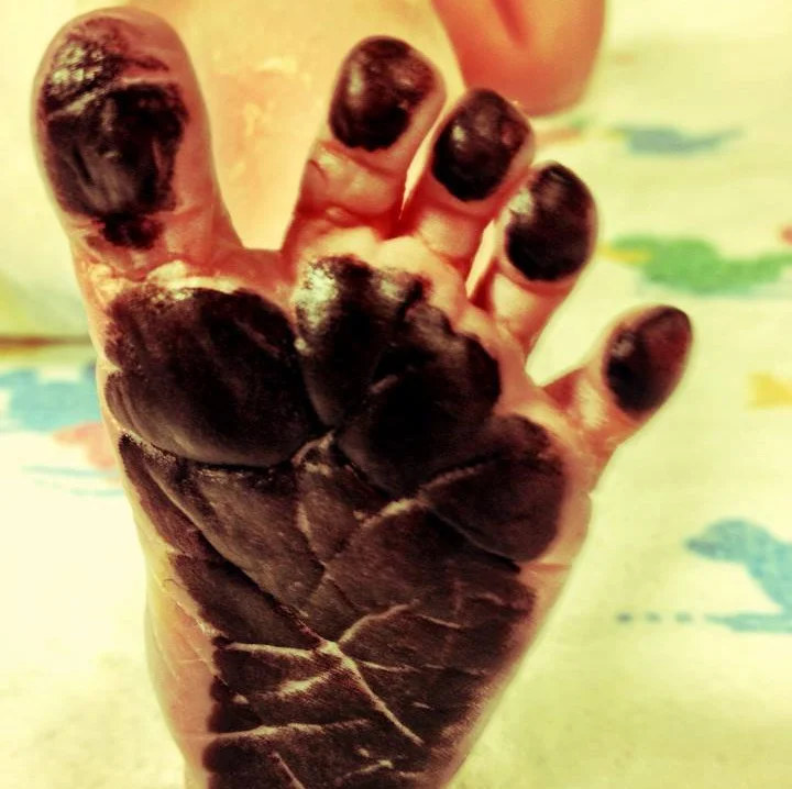Esteban's foot