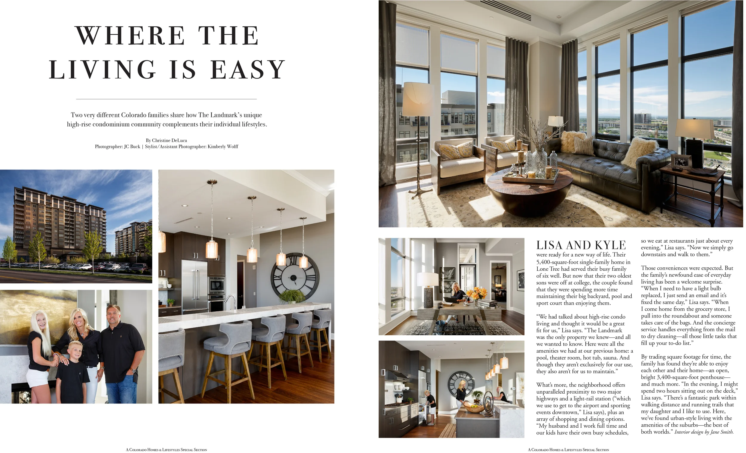 Colorado Homes & Lifestyle Magazine - Photography © 2016 JC Buck