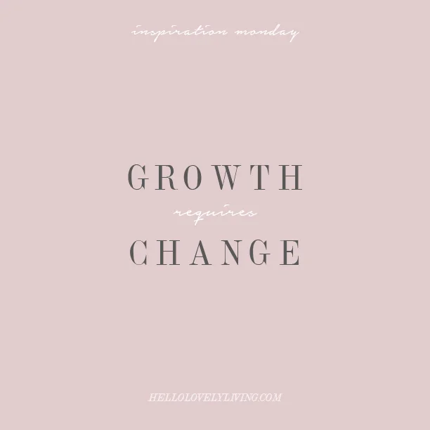 Inspiration Monday | Change