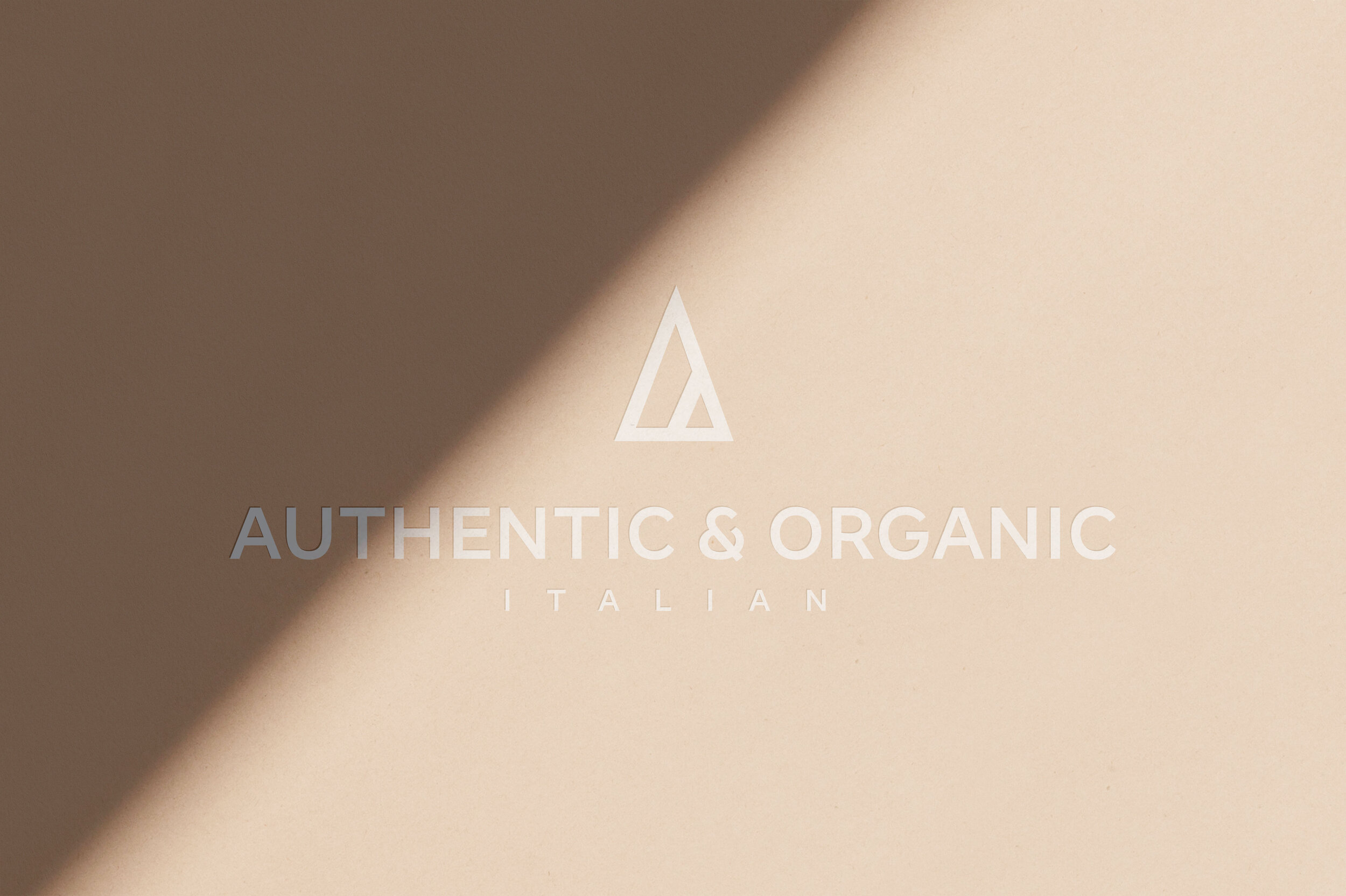 Authentic &amp; Organic Italian Logo By Hello Lovely Living