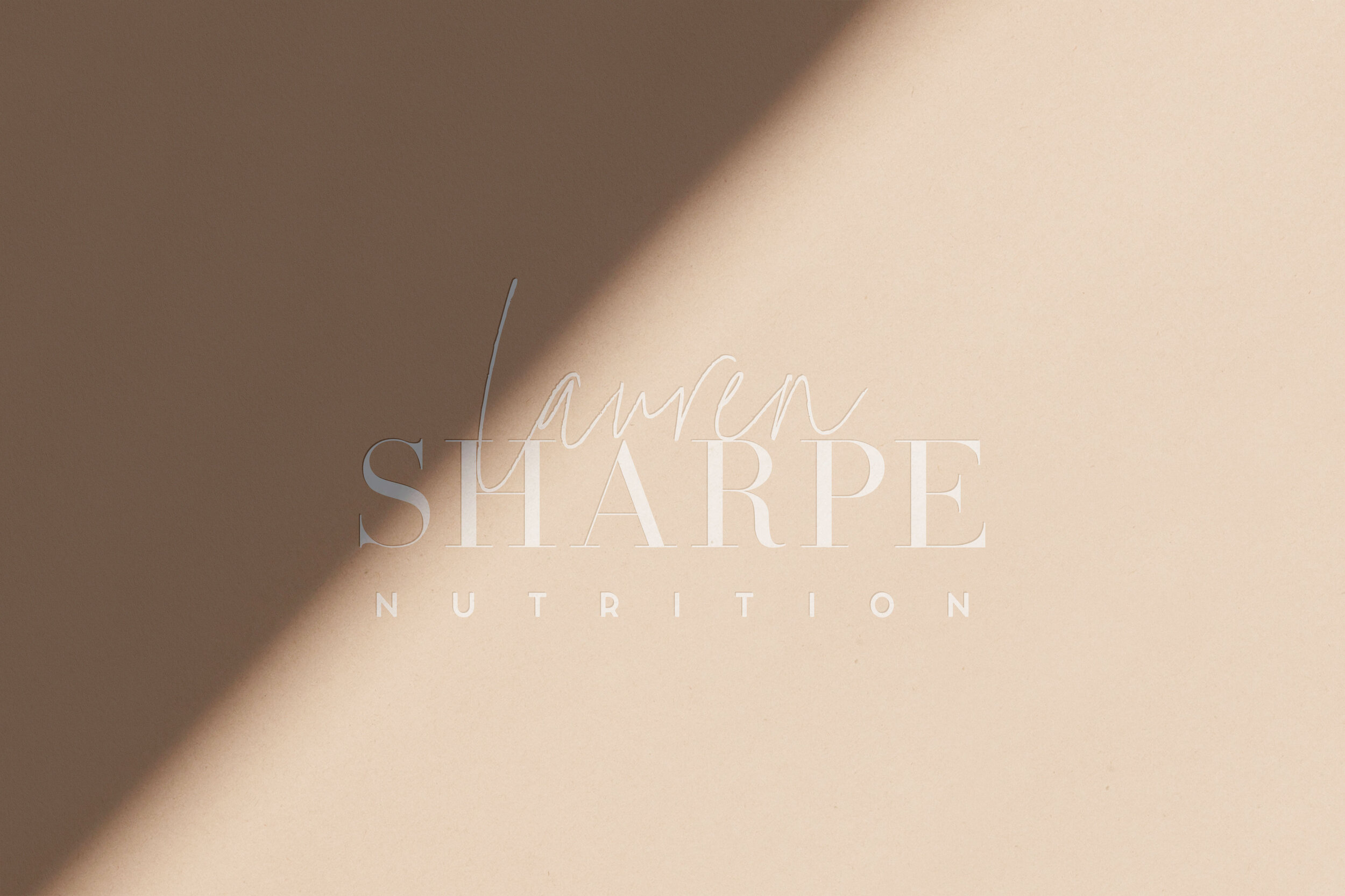 Lauren Sharpe Nutrition Logo By Hello Lovely Living