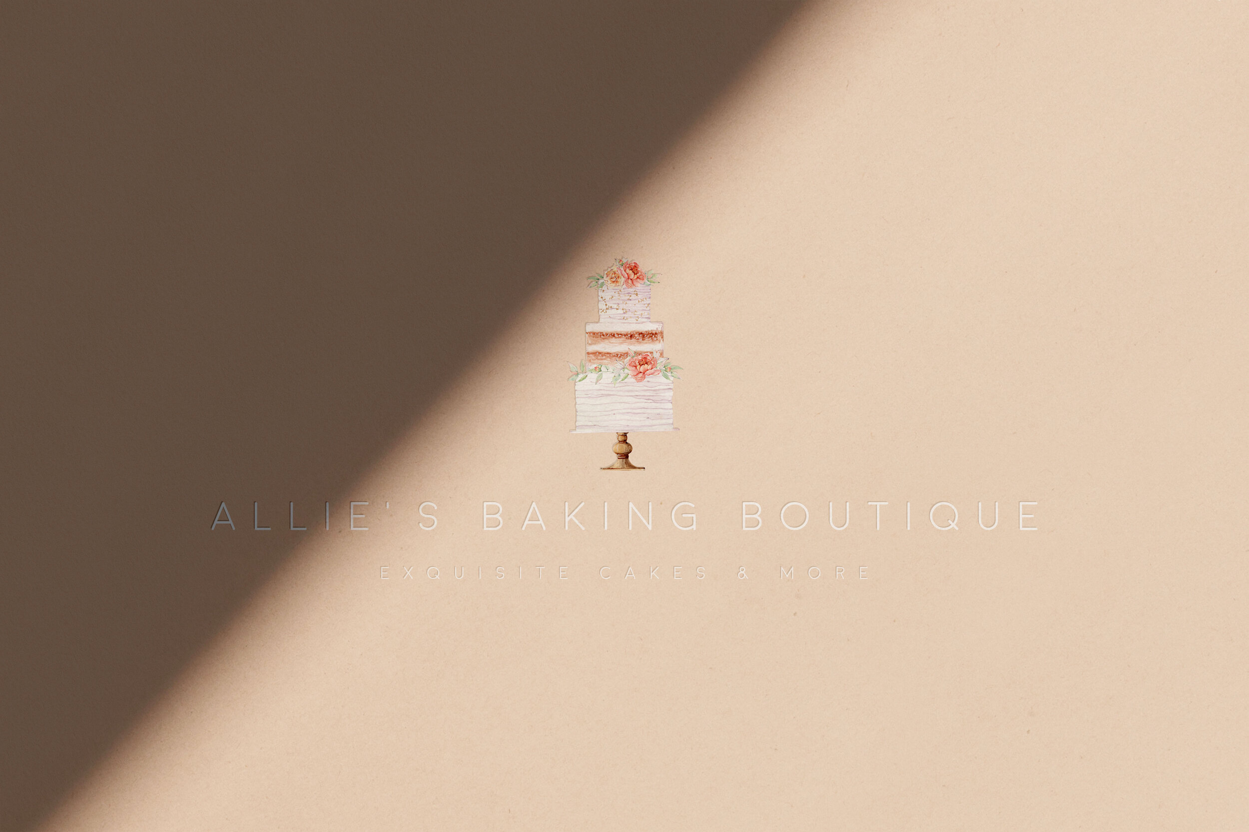 Allie's Baking Boutique Logo By Hello Lovely Living