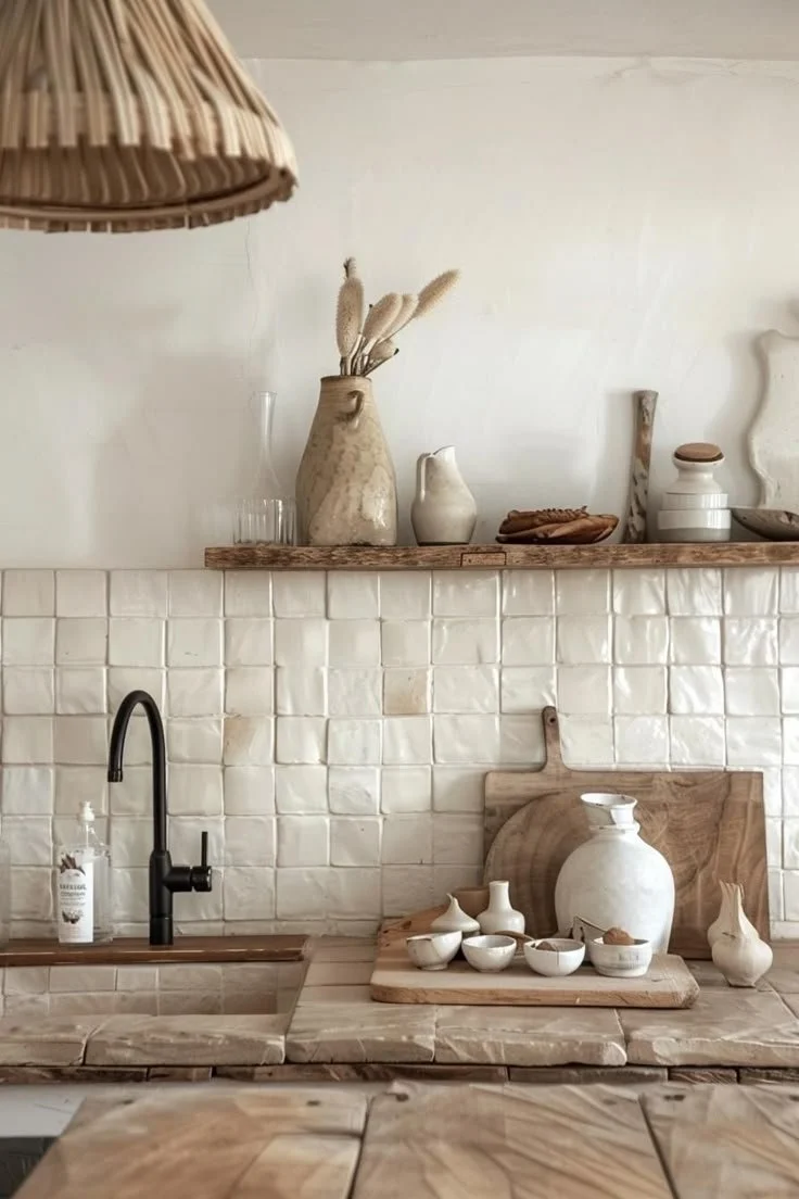 Rustic Aesthetic On A Budget: How To Use Scaffold Boards In Your Kitchen