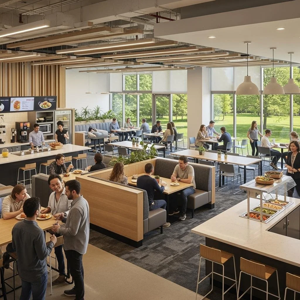 The Secret Behind The Rise Of Office Cafeterias That Actually Impress