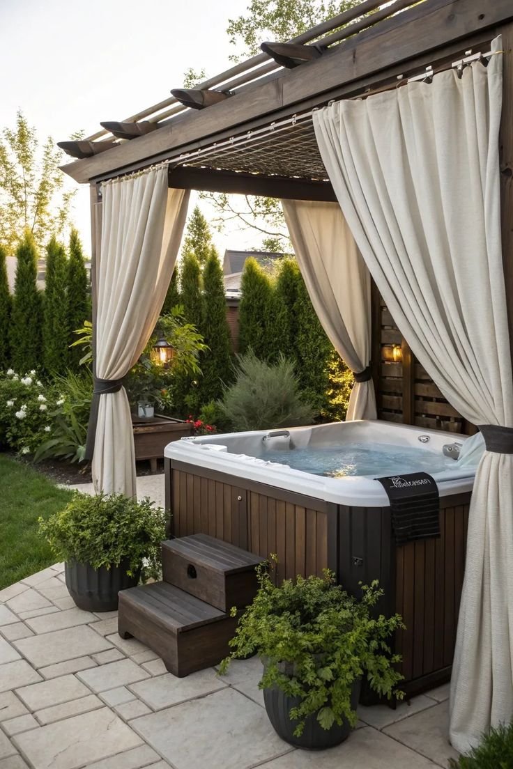 hellolovelyliving hot tub gazebo