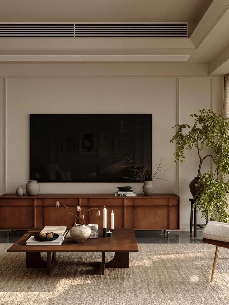 hellolovelyliving television setup living roomm