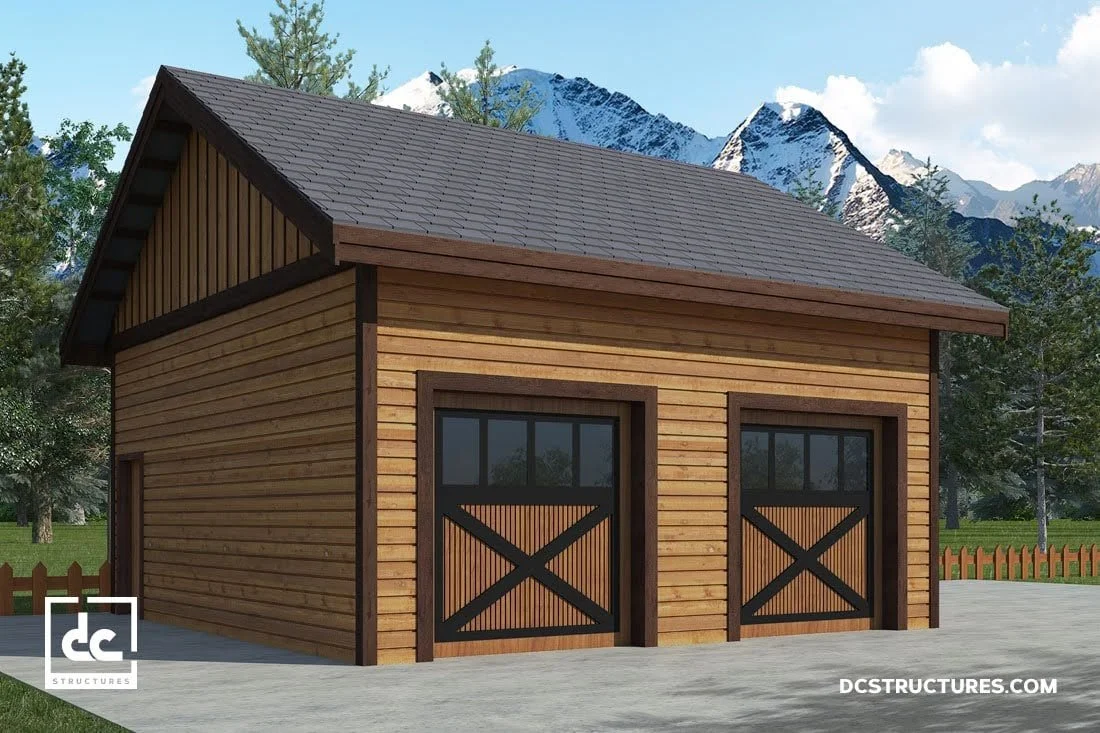 hellolovelyliving timber frame garage kit