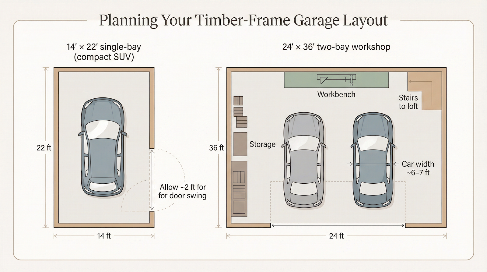 hellolovelyliving planning your timber frame garage layout