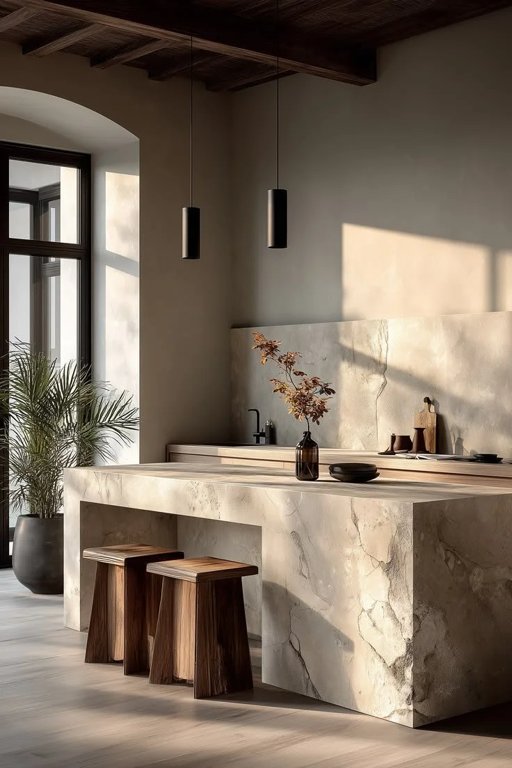 hellolovelyliving natural materials kitchen