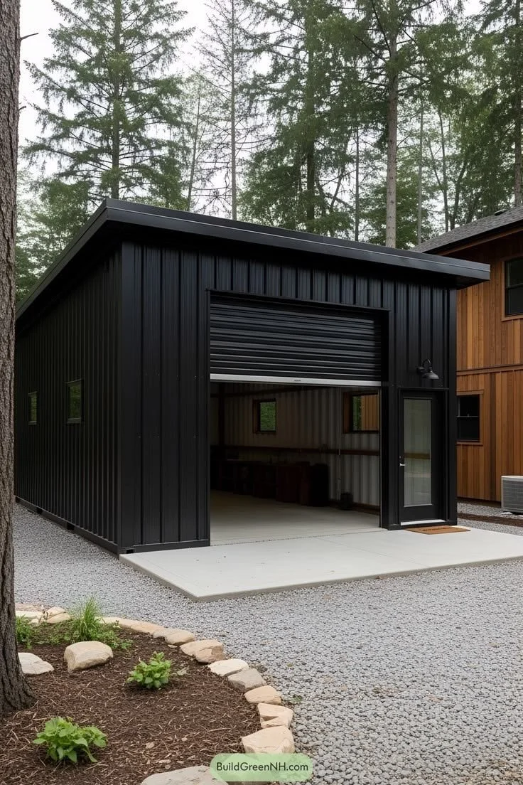hellolovelyliving metal garage layout
