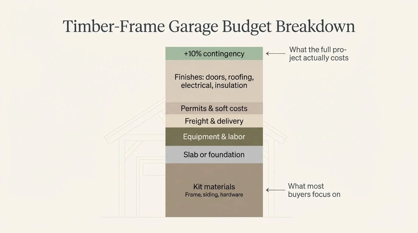 hellolovelyliving timber-frame garage breakdown