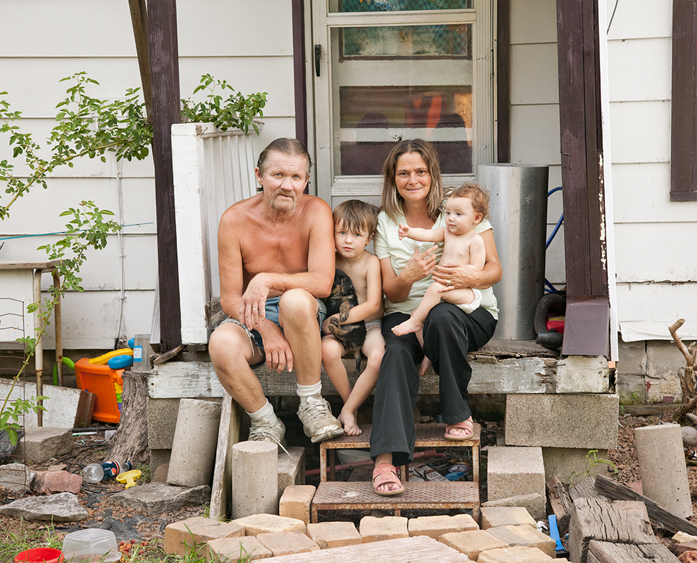 Bob, Brayden, Carroll & Brooklyn, Treece, KS, 2010