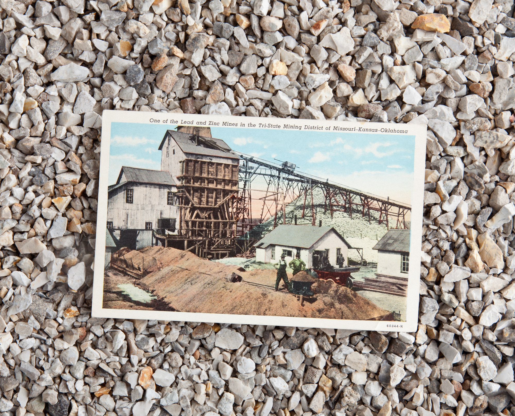 Mining Postcard, Mailed to Sgt. Addo H. Riker in 1952, 2012