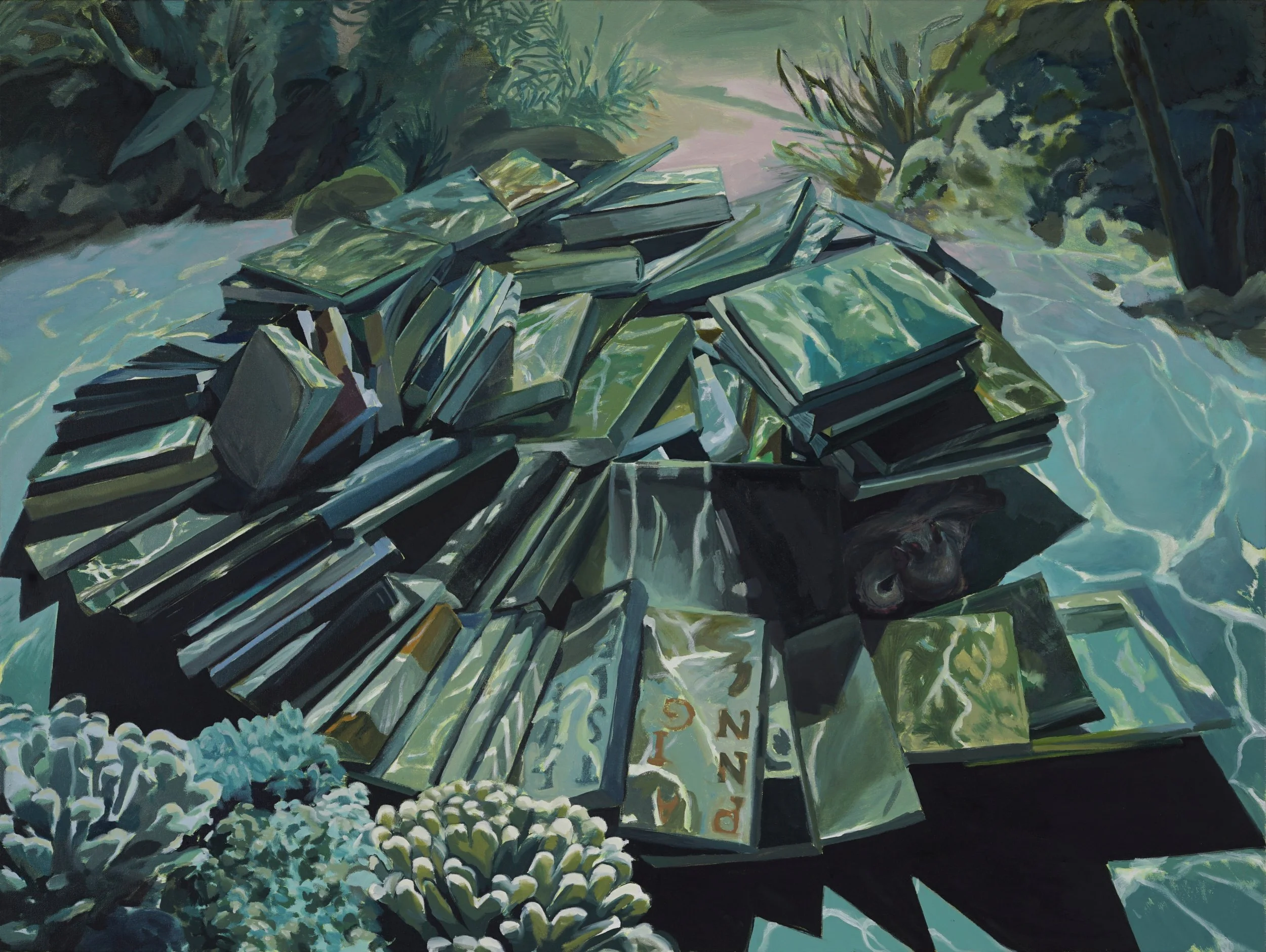  Sunk Cost  Oil on canvas  36” x 48” 
