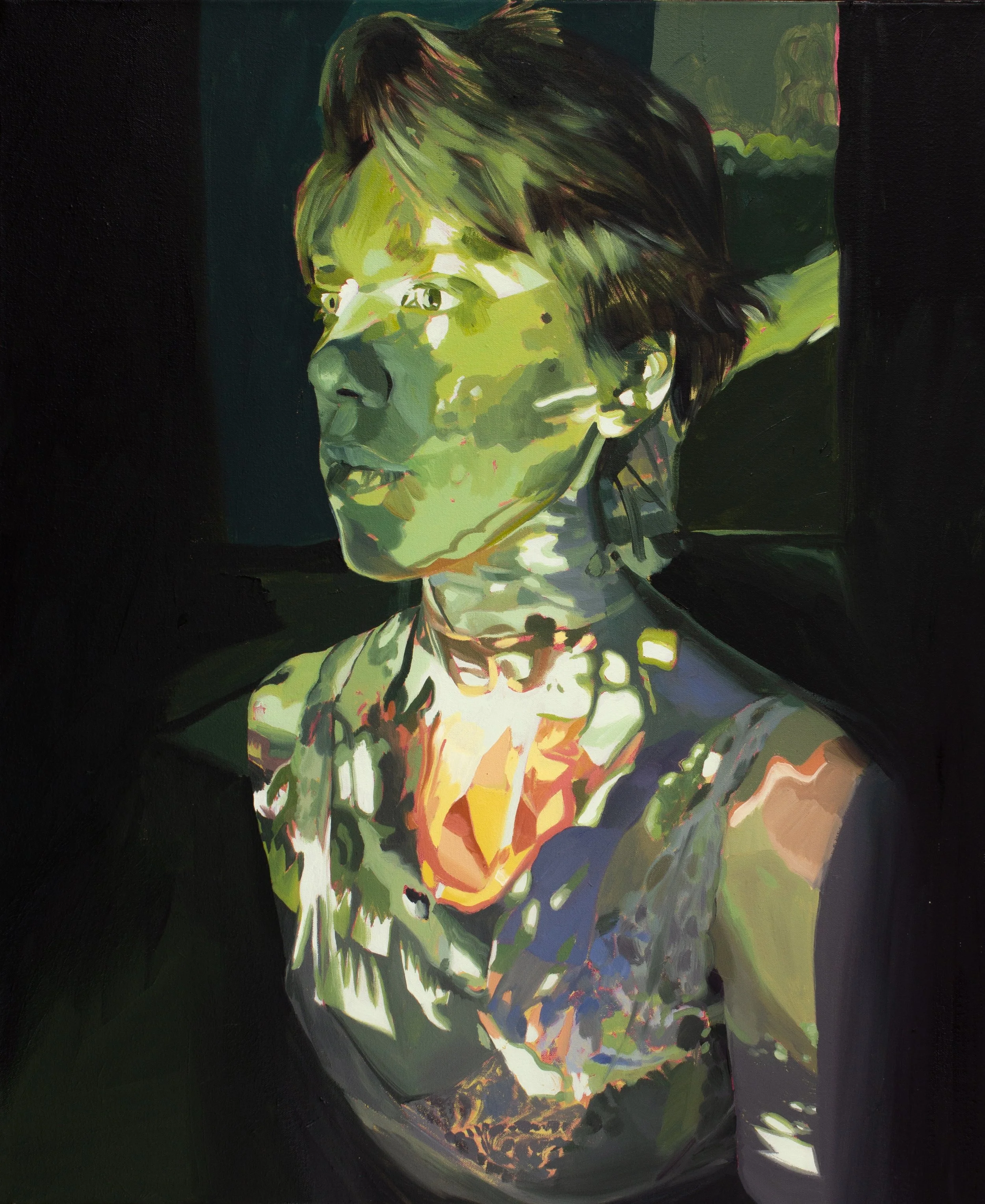  Lady Macbeth (2021)  Oil on canvas  28” x 24” 