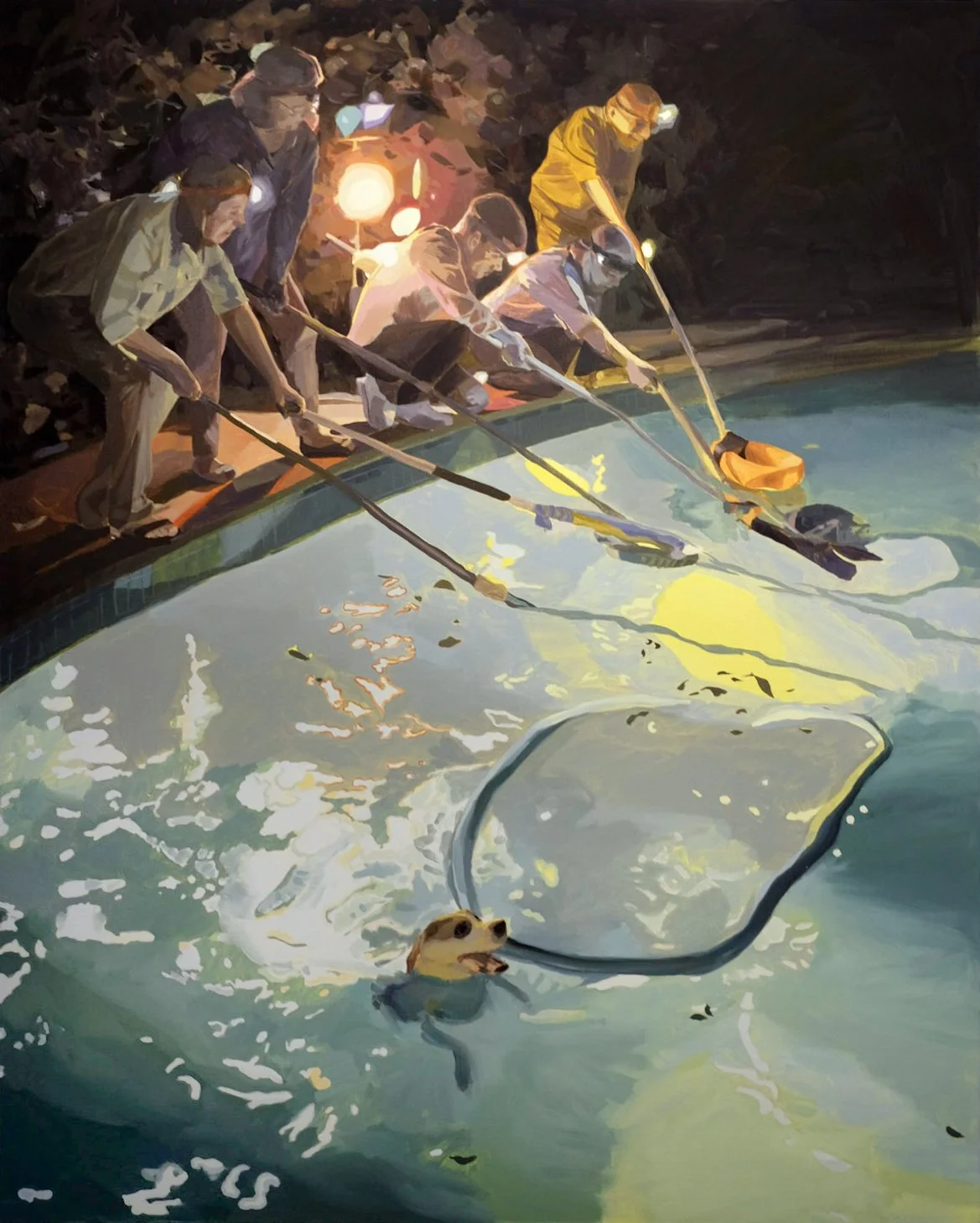  The Instruments of Darkness Tell us Truths (2020)  Oil on canvas  60” x 48” 
