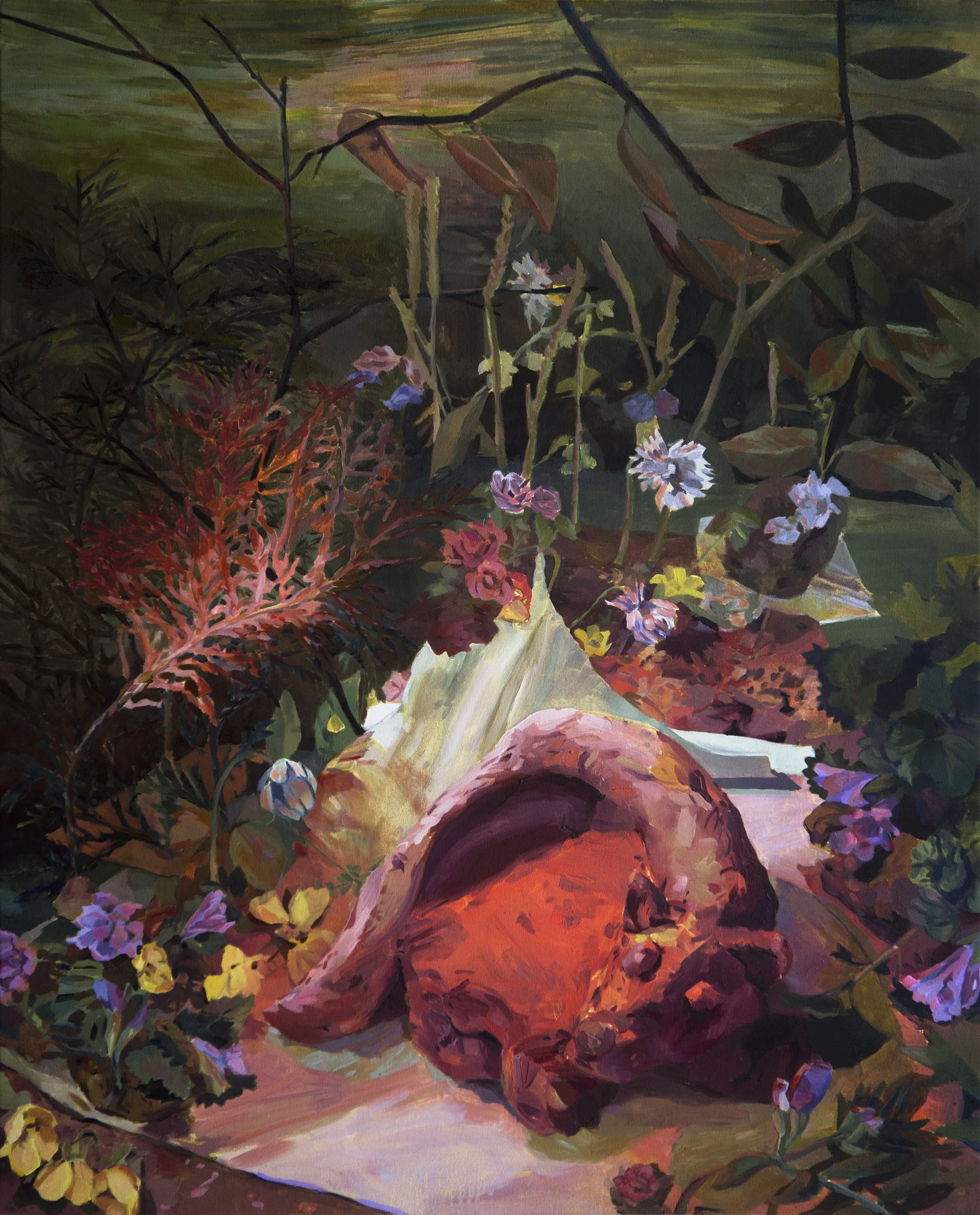  Vernalis (2020)  Oil on canvas  40” x 32” 