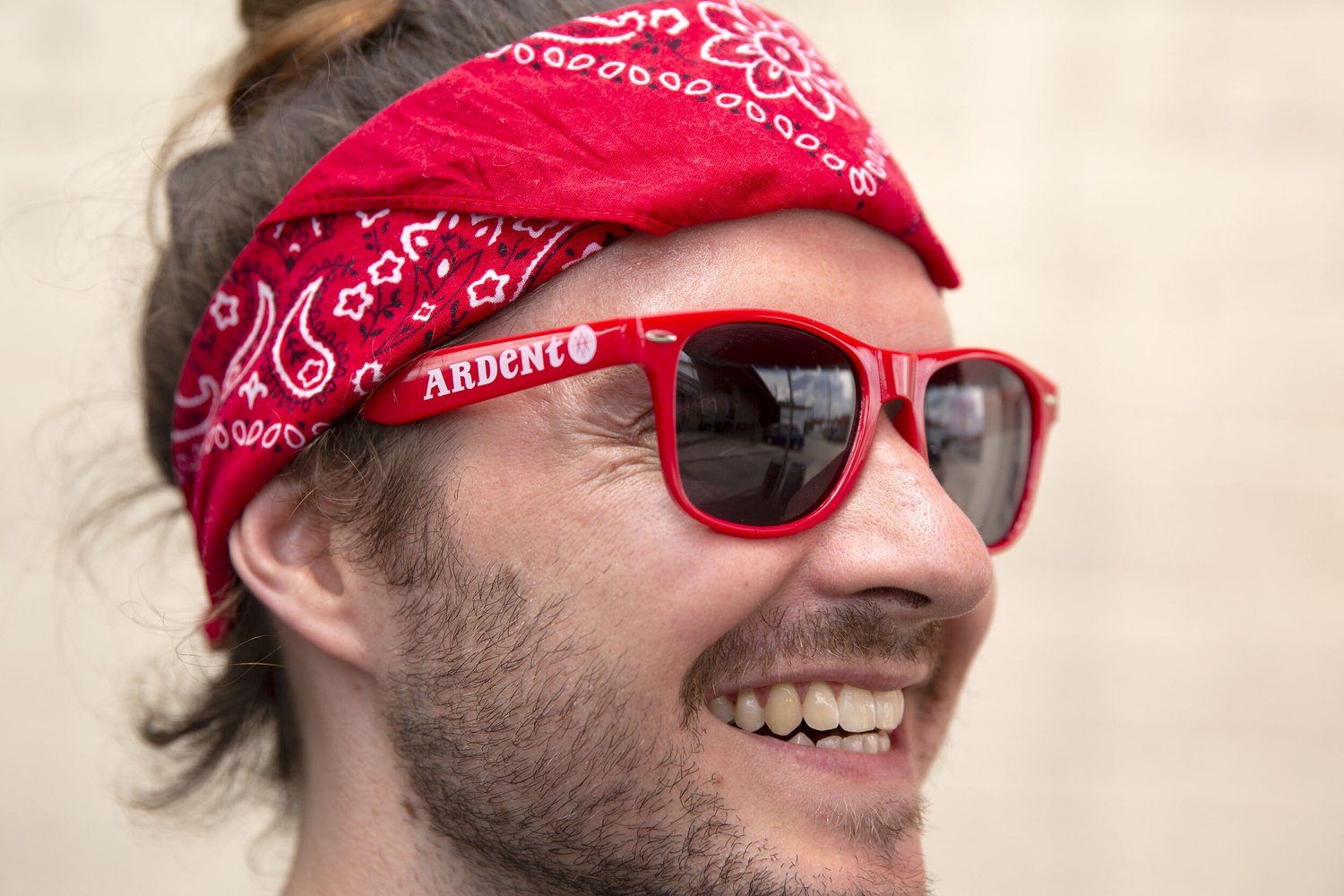 Red 16oz can koozie — Ardent Craft Ales