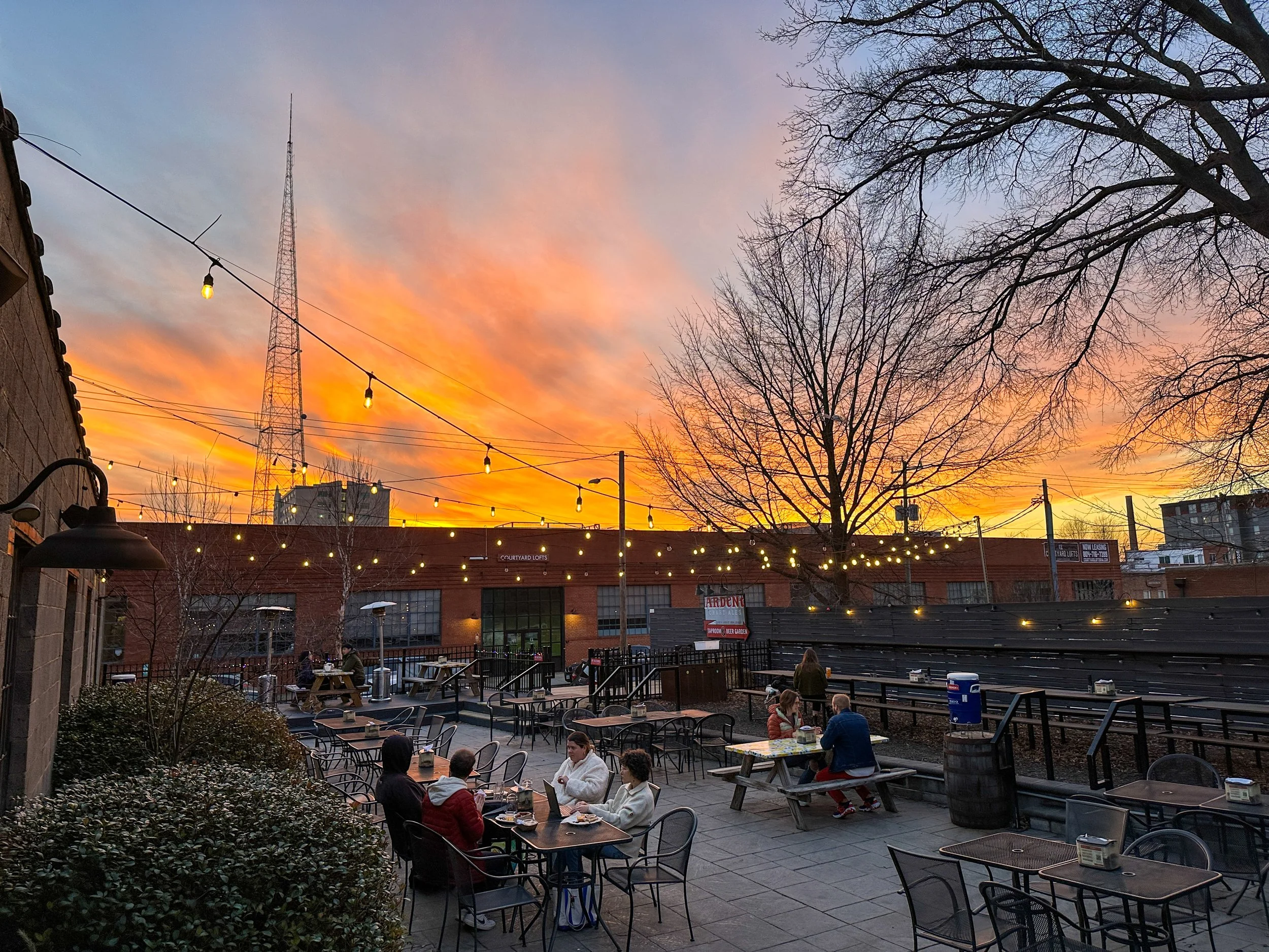 sunset beer garden.JPG