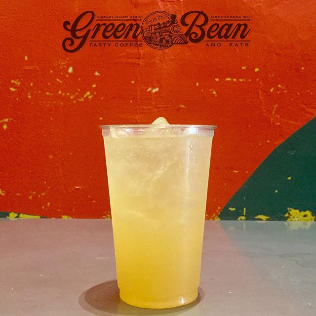 Working out of Green Bean in #Greensboro #NC today with an Iced Green Tea with a Cascade Hop simple syrup. 
#dtgso #hops #cascadehops #tea #beverage #ncbeverage #hawaiibeverage #northcarolina #cafe