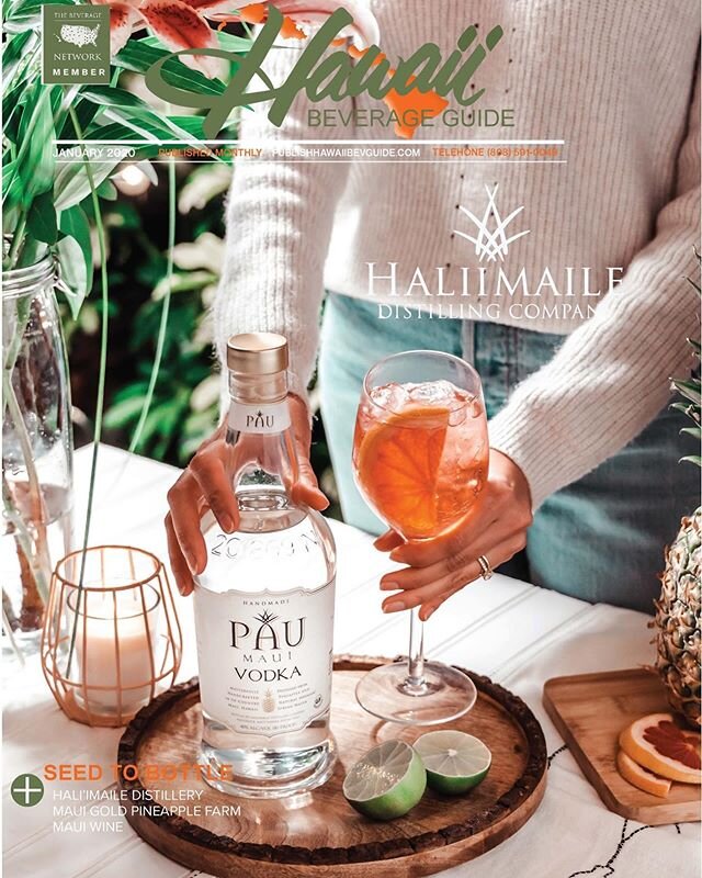 The January issue of Hawai&rsquo;i Beverage Guide features two companies using Maui Gold Pineapple:  Haliimaile Distilling Co and Maui Wine.  Learn more on our website.  Link in bio.

#hawaiibeverage #maui #pineapple #vodka #wine #whiskey