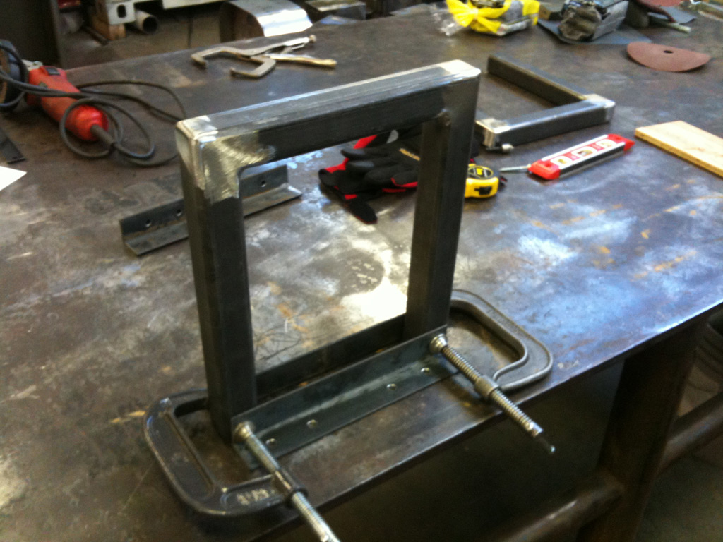 leg in progress