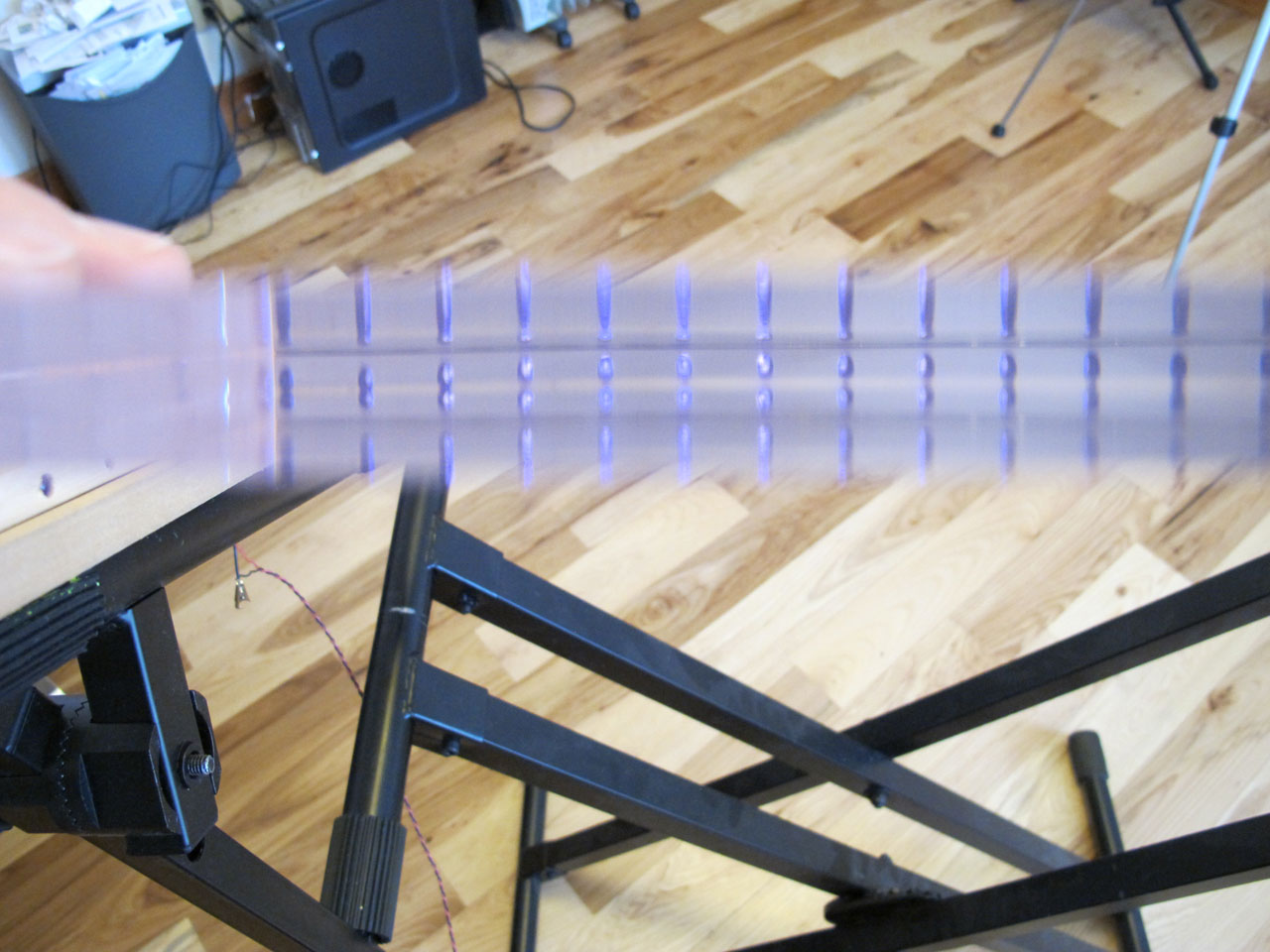 polished acrylic edge