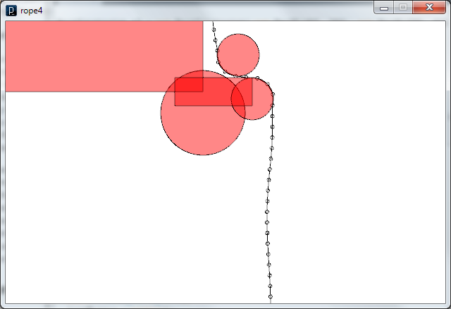 verlet particle chain