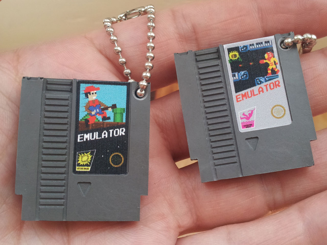 finished keychains