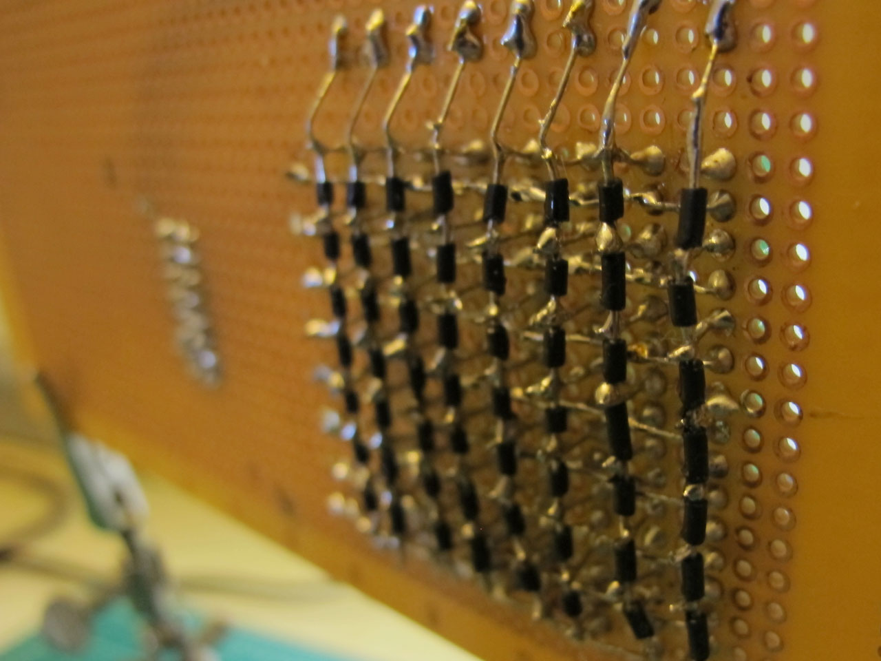 LED matrix back