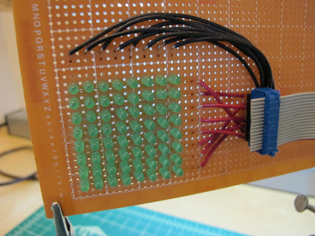 LED matrix front