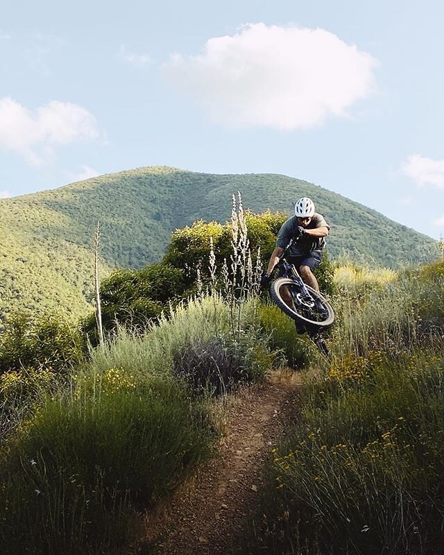 I took my new bike on one of my favorite loops through the Santa Ana Mountains; a big ride rife with long climbs, big views, filtered water and a short, loose, overgrown descent with about as many berms as there are people on it (zero). These are the