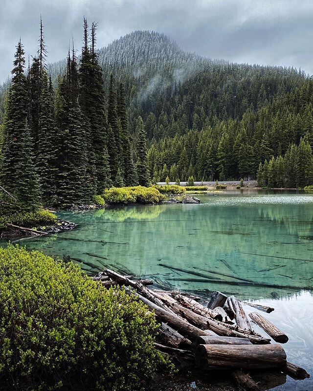 Riding out the storm with a view. .
I was so surprised to see that most trails in the Cascade Lakes Recreation Area accommodate hikers, horses, AND bikes. From what I saw of the trails and given this scenery they seem like a must-visit next time I&rs