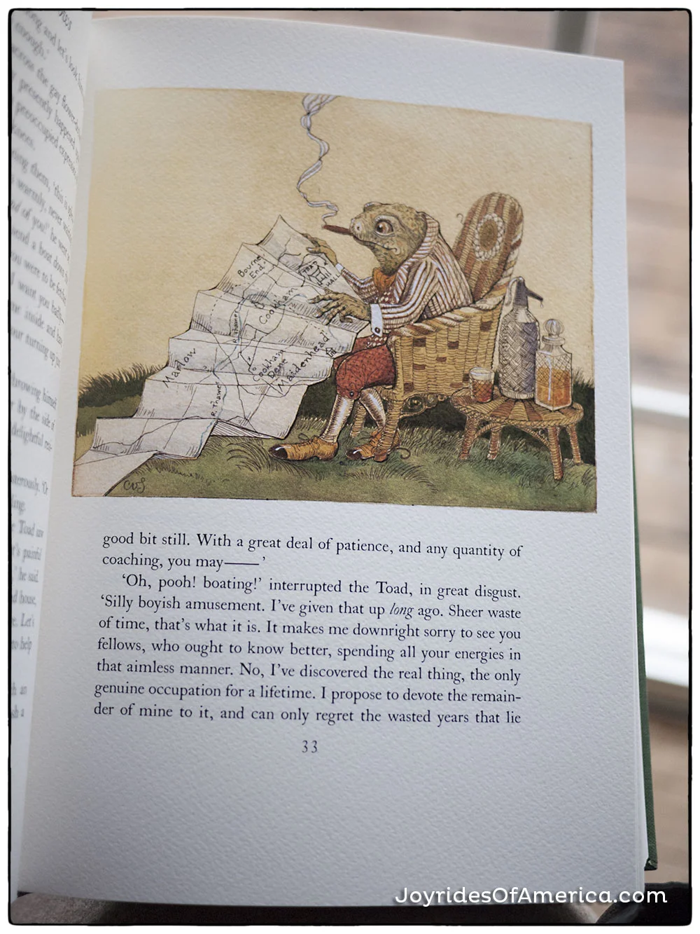 The Wind in the Willows by Kenneth Grahame, illustrations by Charles van Sandwyk, published by the Folio Society.