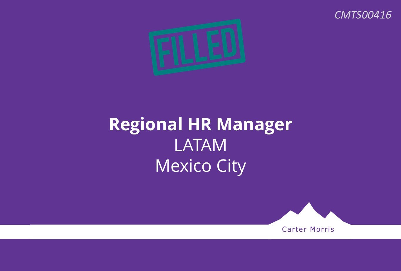 Regional HR Manager, LATAM, Mexico City