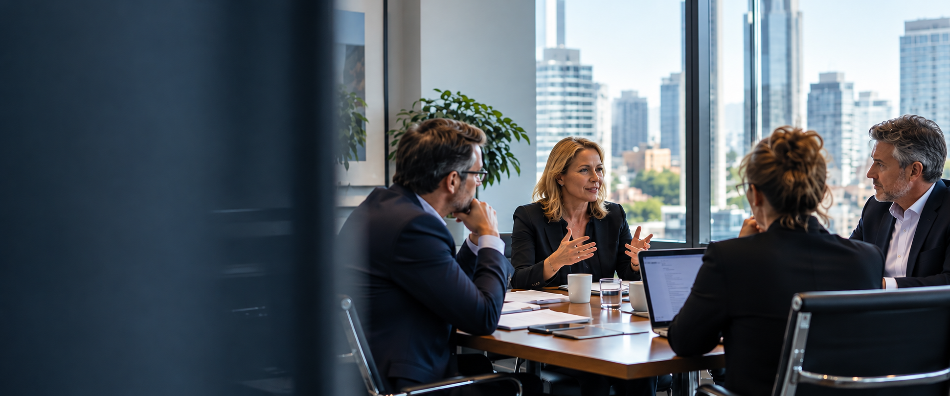 Sunlit Glass-Walled Boardroom Meeting.png